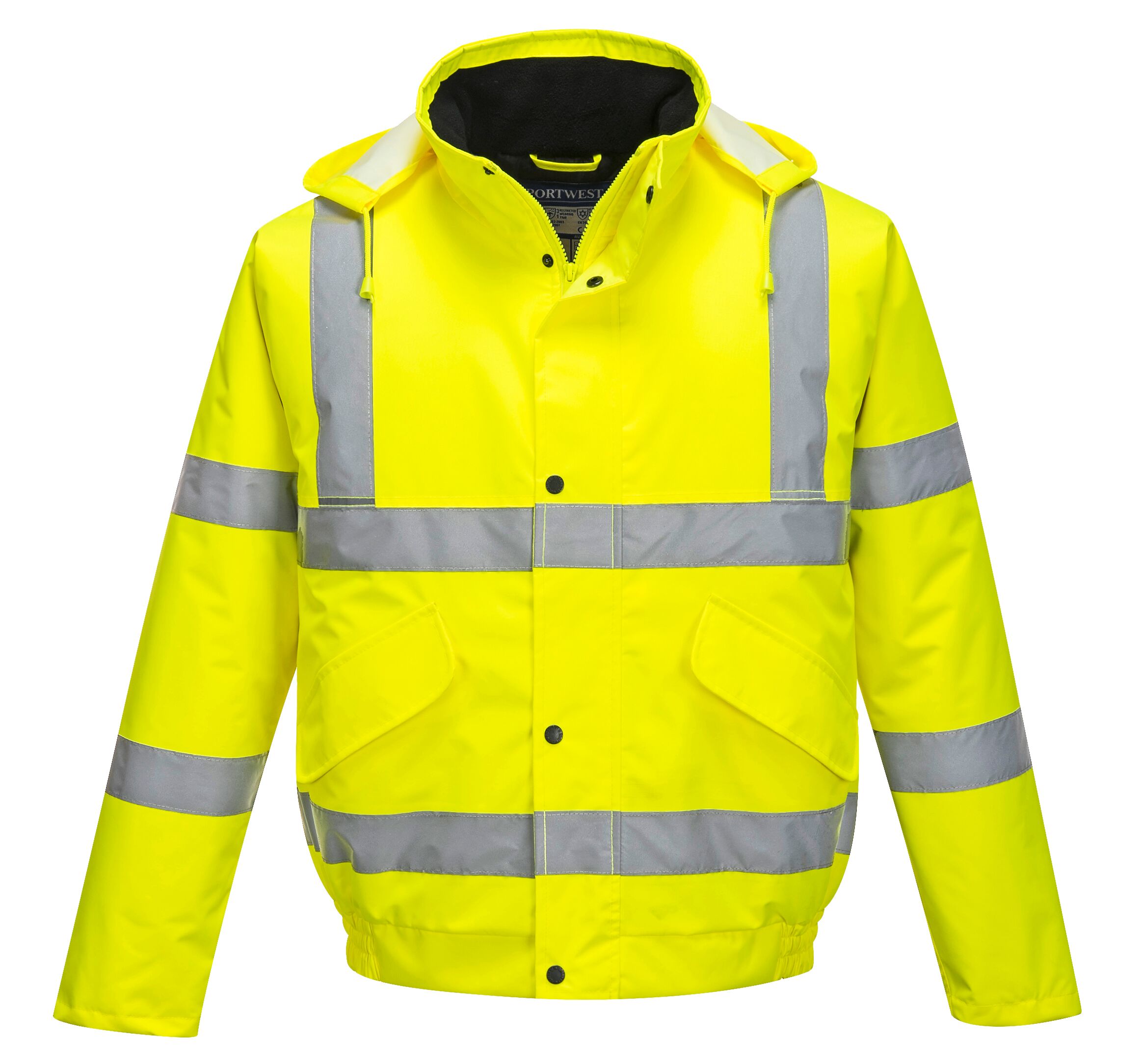 Hi-Vis Bomber Yellow - Safety Clothing & Workwear UK | Wise Safety