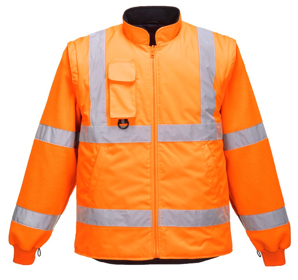 Portwest RT27 hivis 7 in 1 GORT traffic jacket RIS - Safety Clothing ...