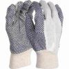 UCI Cotton Drill With Dotted Grip Glove