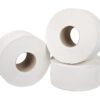 2 Ply Mini White Jumbo Toilet Rolls