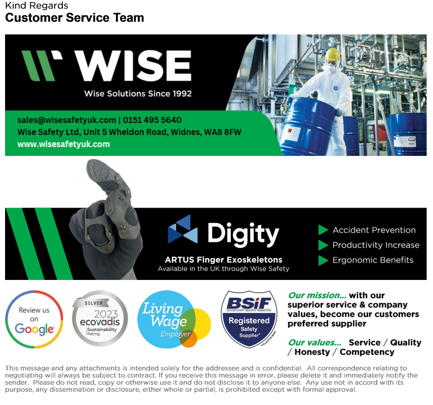 Safety Clothing & Workwear UK | Wise Safety – Est 1992