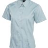 Uneek UC704 Ladies Pinpoint Oxford Half Sleeve Shirt